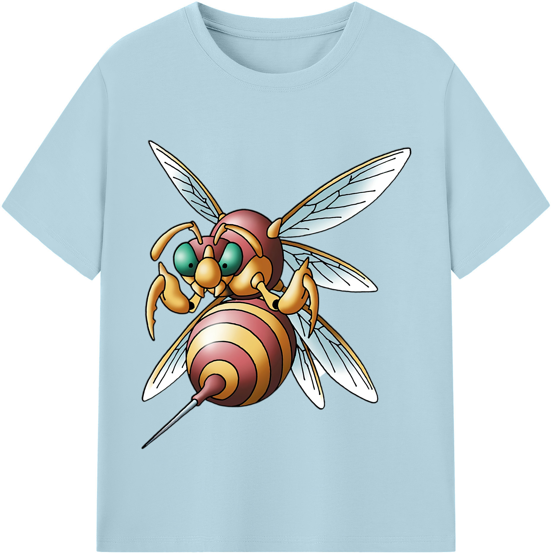 （画像用） ドラゴンクエスト Doragon Kuesuto Dragon Quest 綿100％半袖Tシャツ（フロントプリント）